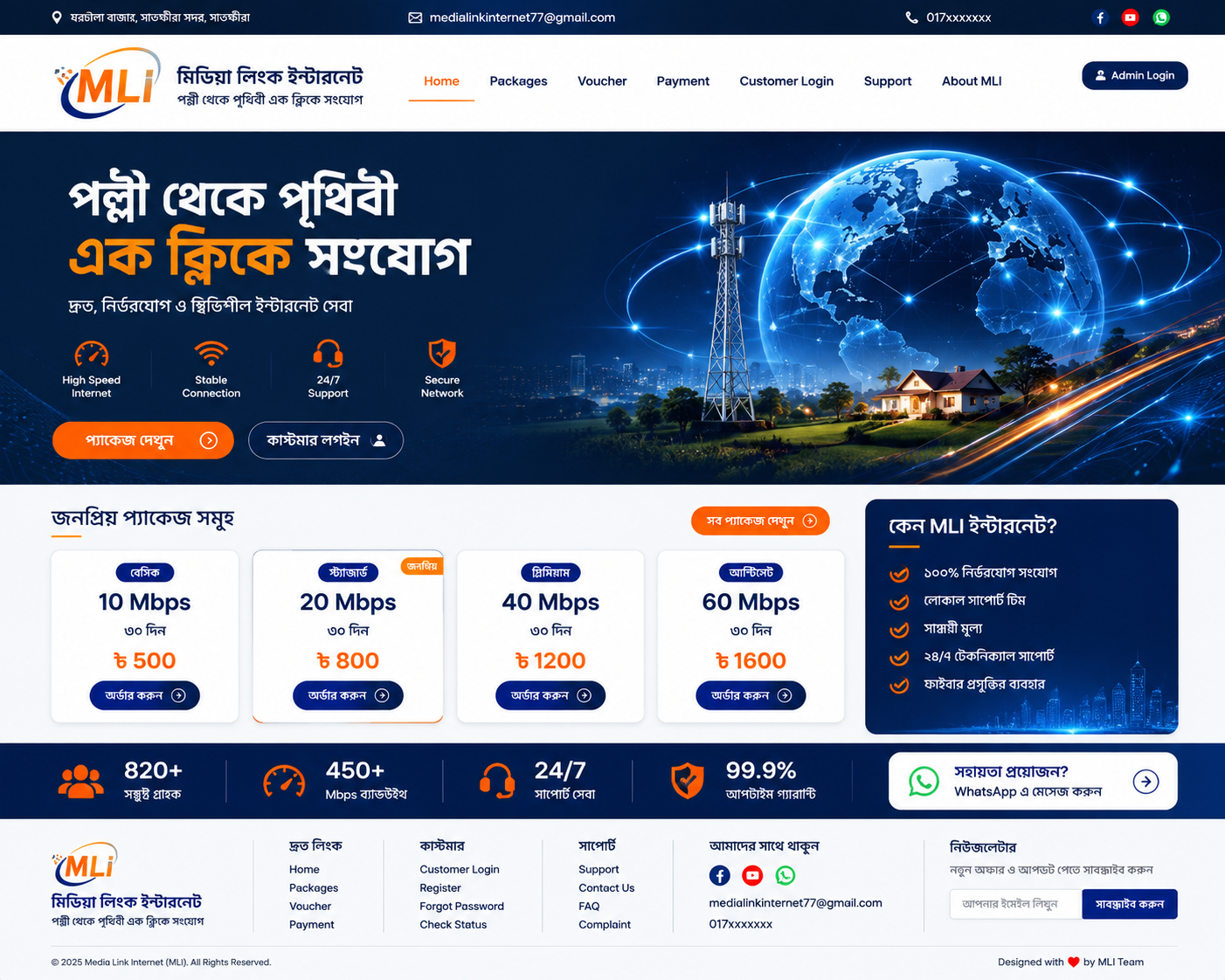 Media Link Internet website